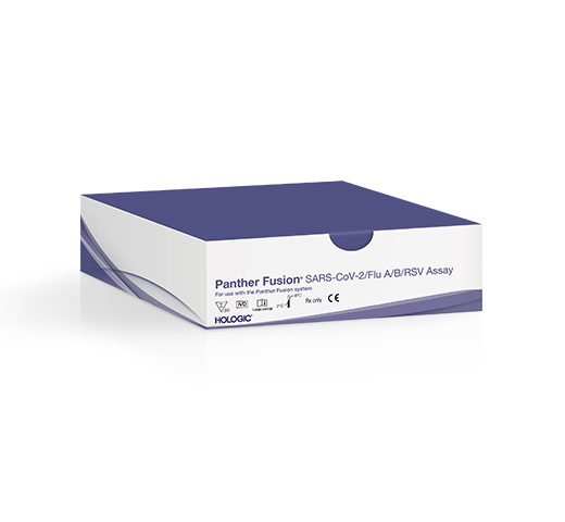 Hologic Panther Fusion® SARS-CoV-2/Flu A/B/RSV Assay på hvid baggrund