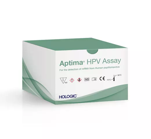 Aptima® HPV Assay på hvid baggrund