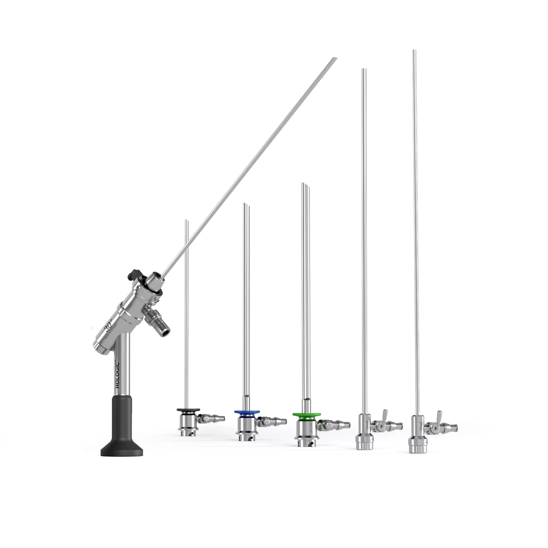 Omni Hysteroscopes Standard Kit på hvid baggrund