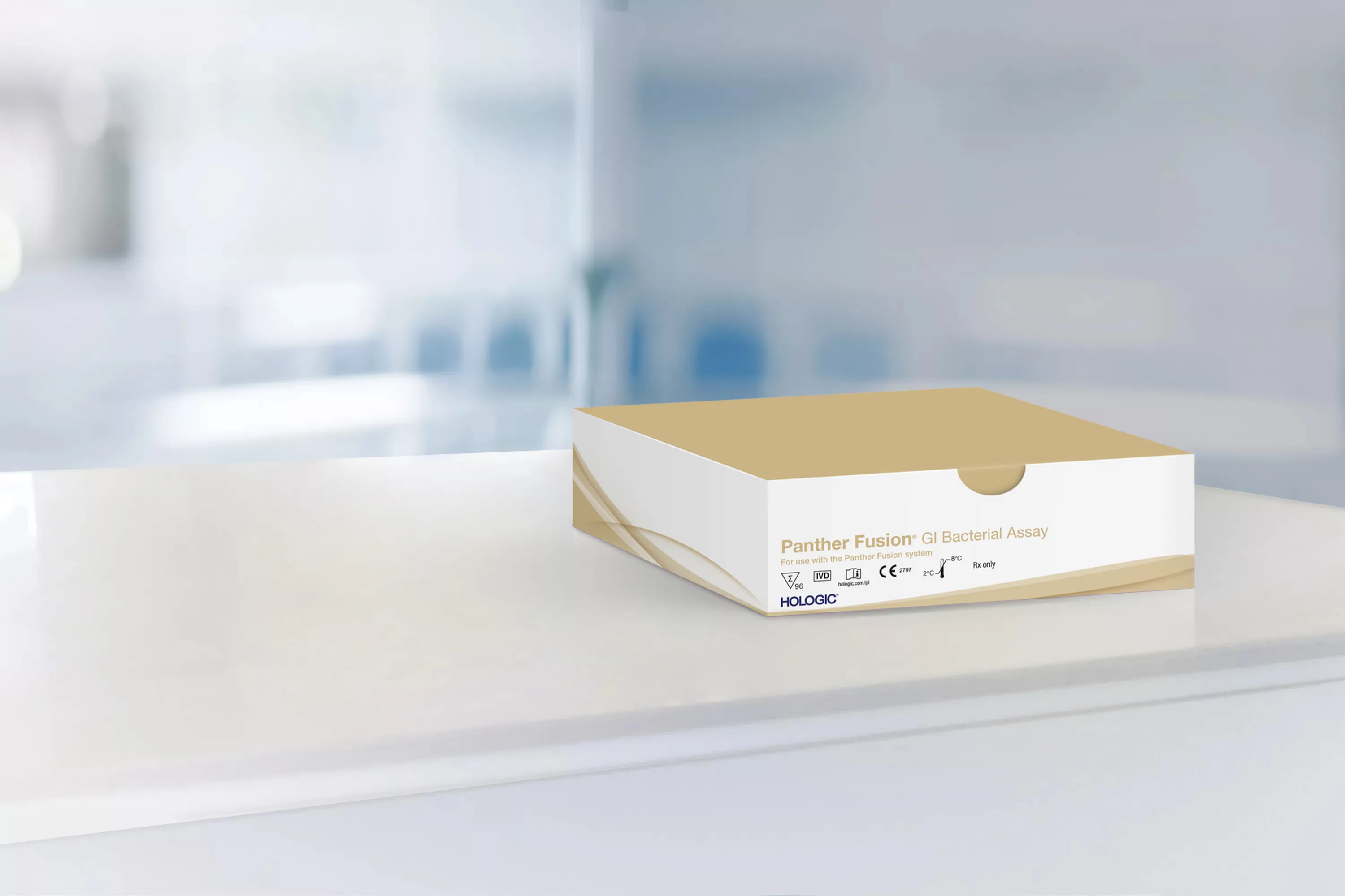 Analysekit på et laboratorium.