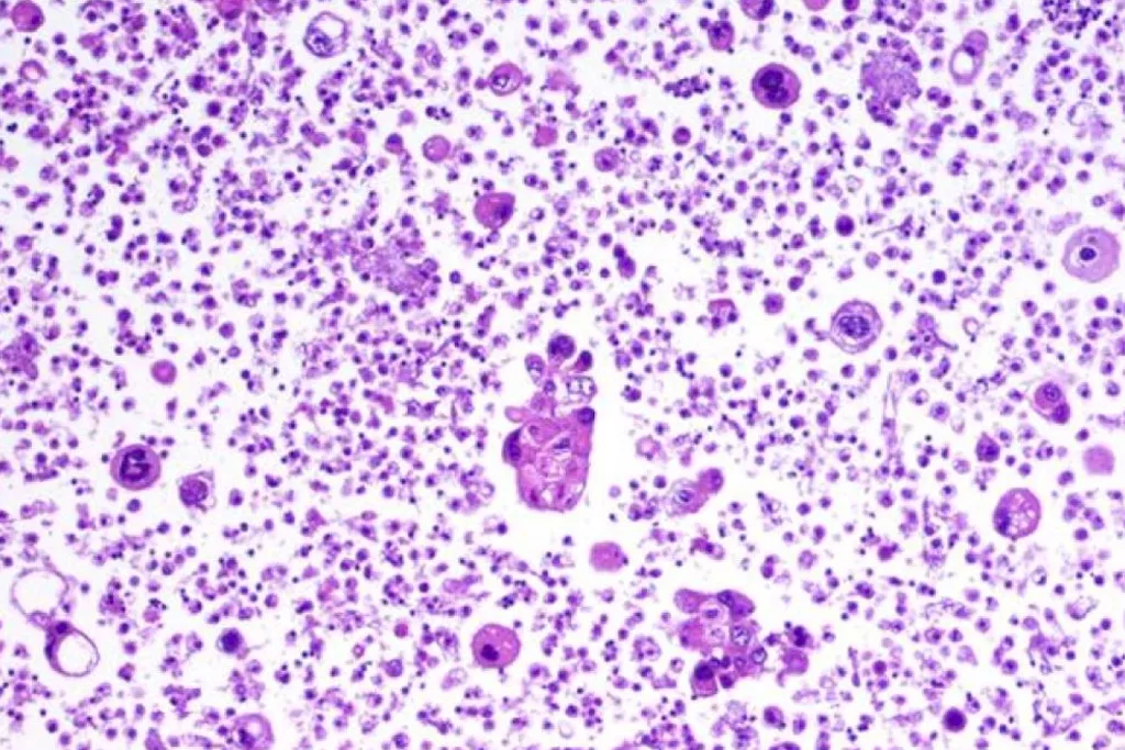 pleuravæske, der er positiv for karcinom