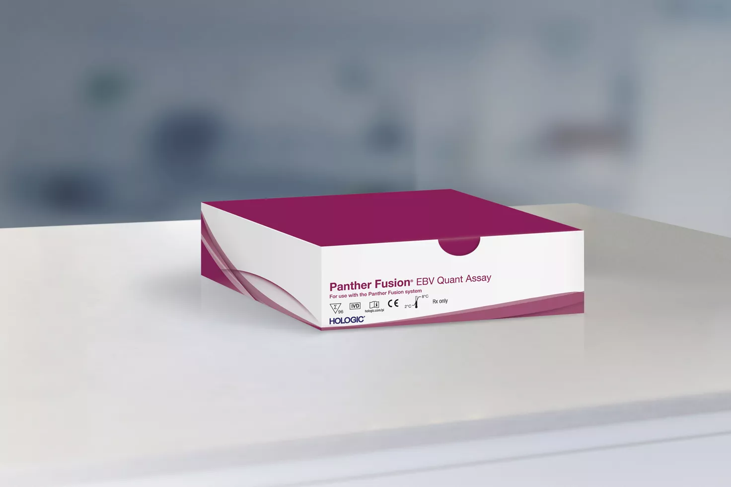 Hologic Panther Fusion® EBV Quant Assay på hvid baggrund