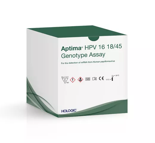 Aptima® HPV Genotype Assay på hvid baggrund
