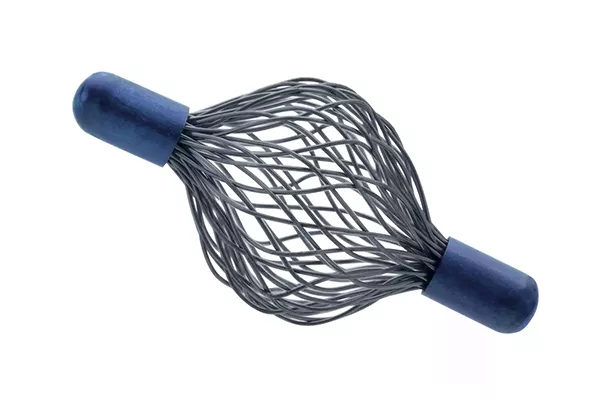 Markør til biopsisteder på hvid baggrund