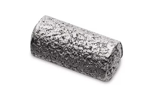 Propformet markør til biopsisteder på hvid baggrund