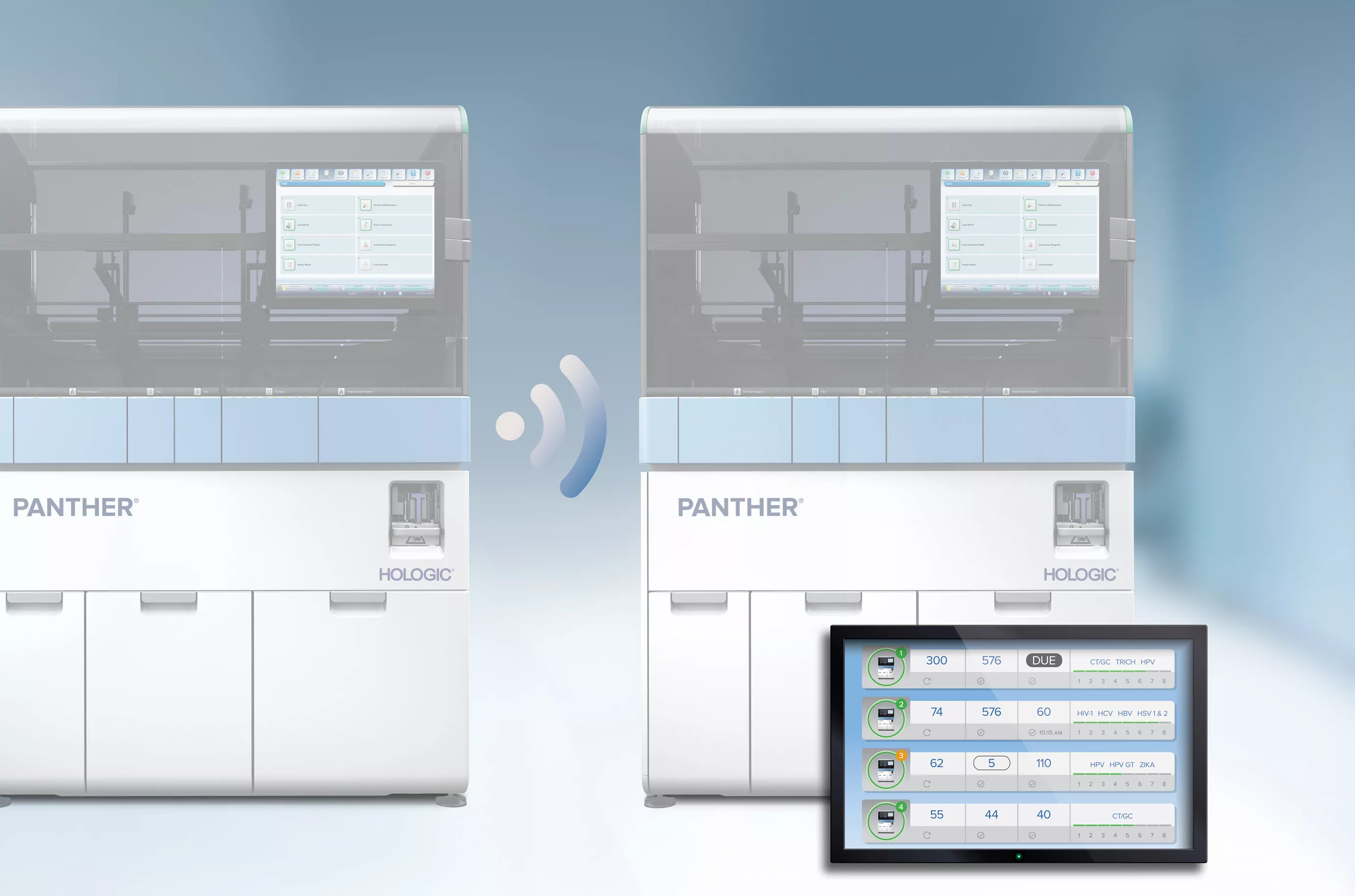 Panther Link på et laboratorium.